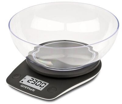 G3 Ferrari G20161 EQUA elektronikus háztartási konyhai mérleg 2 literes tállal, 0,1 g pontosság, 5 kg kapacitás