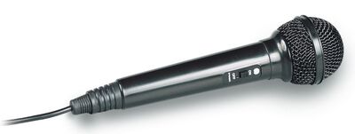 Trevi EM 24 célzott hangrögzítésű dinamikus mikrofon 2,9 m kábellel, 6,3 mm jack csatlakozóval