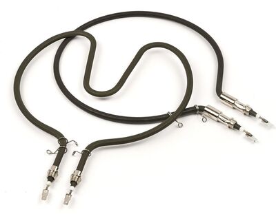 G3 Ferrari R10032RE gyári felső és alsó fűtőelem szett G3 Ferrari G10032 pizzakemencéhez, eredeti cserealkatrész