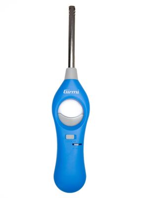 Girmi  AG21 újratölthető gázgyújtó, állítható láng, biztonsági zár, környezetbarát, konyhába, grillhez és kandallóhoz. Kék 