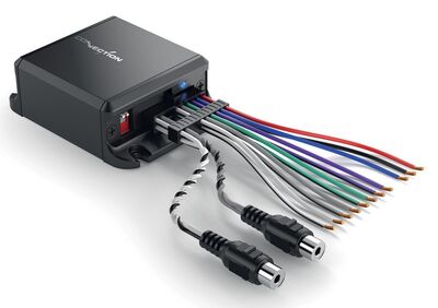 Connection SLI 2.3 jelszint átalakító 4 csatornás bemenettel, RCA kimenettel, USS és ART funkciókkal