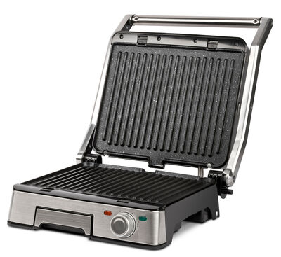G3 Ferrari  G10185 Lavica Inox asztali kontaktgrill sütő, 2200W