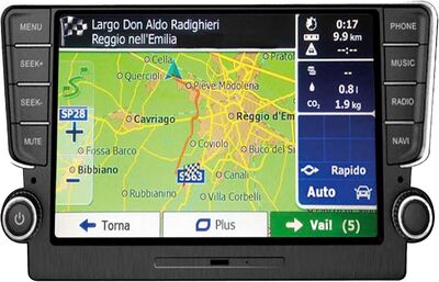 Phonocar VM106 Professzionális 2 DIN 8" multimédiás autós központ GPS-szel, érintőképernyővel, Golf 7-hez