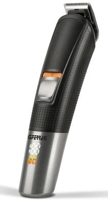 G3 Ferrari G30062 Razor-Set 5 az 1-ben szakáll- és hajvágó szett digitális kijelzővel, 60 perc üzemidő, USB töltés