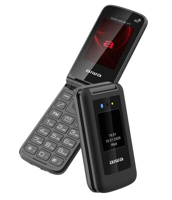 Aiwa FP-30-4G/BK Kettős SIM kártya fogadására képes 4G telefon -  Egyszerűség, Megbízhatóság, Funkcionalitás!