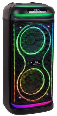 Trevi XF 650 KB XFest vezeték nélküli hangszóró Bluetooth, 100W, karaoke, diszkófény, USB/SD, TWS