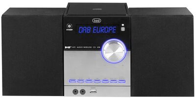 Trevi HCX 10D8 kompakt DAB/DAB+ minihifi rendszer CD/USB/AUX/MP3, 30W, LCD kijelző, távirányítóval