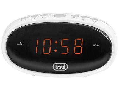 Trevi EC 880 digitális ébresztőóra (fehér) – elegancia és praktikum a mindennapokban