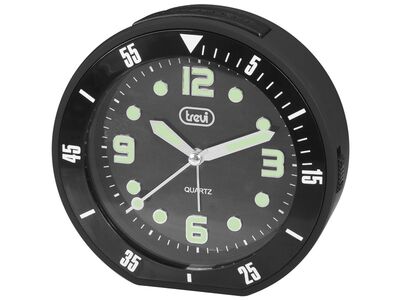 Trevi SL 3091 R kvarc ébresztőóra nagy, világító számlappal, halk SWEEP működéssel és SNOOZE funkcióval