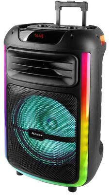 Trevi XF 1400 KB hordozható party hangszóró 100W, Bluetooth, karaoke, diszkófény, akkumulátorral