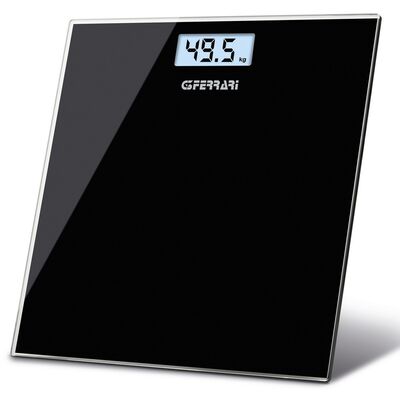 G3 Ferrari G30057 digitális személymérleg edzett üveglappal, háttérvilágított LCD kijelzővel, 150 kg-ig