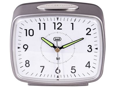 Trevi SL 3098 kvarc ébresztőóra nagy, megvilágított számlappal, erős haranghanggal és hangtalan SWEEP működéssel