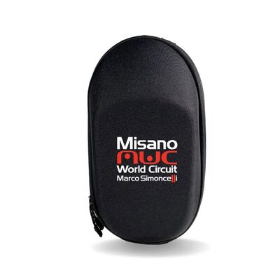 EMG UB01 EASY BAG MWC – Exkluzív első táska rollerhez vagy kerékpárhoz a Misano World Circuit dizájnjával, fekete szín