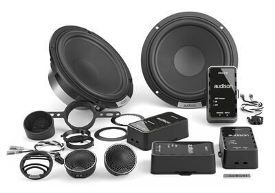 Audison AVK 6 S II VOCE II  Hi-Res minősítésű audiophile hangszórószett csökkentett beépítési mélységgel