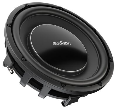 Audison AV 12 D4 II Professzionális 12" mélynyomó 550W RMS, kompakt beépítés, prémium basszusélmény autóhifihez