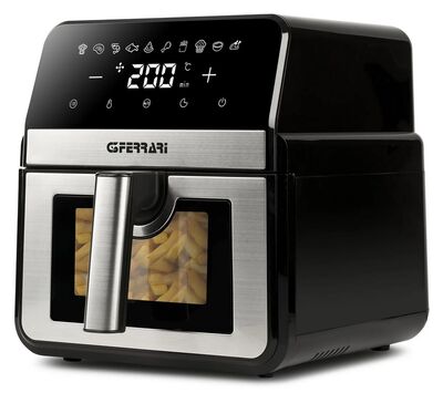 G3 Ferrari G10196 Forrólevegős sütő 8.5 literes, digitális kijelzővel, dupla fűtőelemmel, 10 programmal