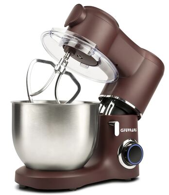 G3 Ferrari G20149 Pastaio Professzionális robotgép, 7 literes, 6 sebességes állványos keverő, 1400 W (max. 1800 W), bordó szín
