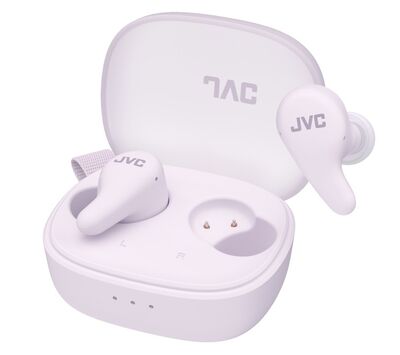 JVC HA-A23T-V True Wireless fülhallgató Zajszűrős fülhallgató a JVC legsikeresebb Gummi sorozatából, Szőlő joghurt szín