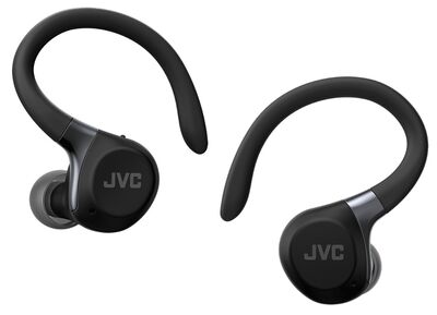 JVC HA-EC75T-B-U True Wireless sport fülhallgató – aktív zajszűrés, 40 óra üzemidő, IP57 védelem, fekete színben