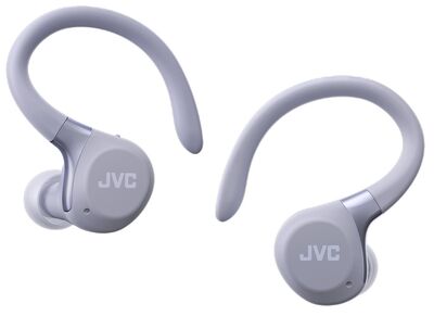 JVC HA-EC75T-V-U True Wireless sport fülhallgató – aktív zajszűrés, 40 óra üzemidő, IP57 védelem, viola kék színben