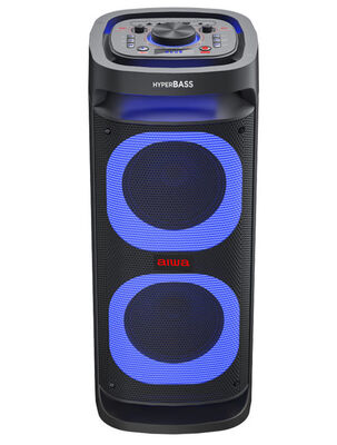Aiwa KBTUS-D800 – Kétoldalas party hangszóró, 800W max. teljesítménnyel, kétoldalas hangrendszer és HyperBass erő