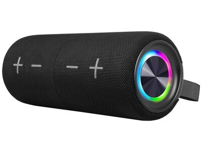 Trevi XSC 8A88 B Vezeték nélküli Bluetooth 5.3 szétválasztható hangszóró IPX5 védelemmel, Disco LED fénnyel, fekete szín