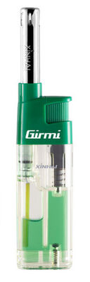 Girmi AG20 újratölthető gázgyújtó, biztonságos, ergonomikus, ISO minősítés, gyertyákhoz, grillezéshez és főzéshez. Zöld