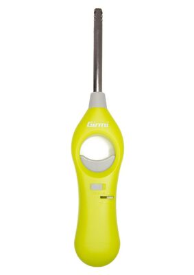 Girmi  AG21 újratölthető gázgyújtó, állítható láng, biztonsági zár, környezetbarát, konyhába, grillhez és kandallóhoz. Zöld