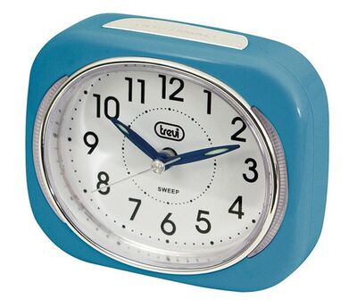 Trevi SL 3040 LED háttérvilágítású ébresztőóra , csendes SWEEP mechanika, fokozatos ébresztés, kék színben