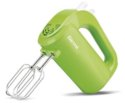 Girmi SB02 elektromos kézi mixer 170 W, 5 sebesség, TURBO funkció, rozsdamentes acél tartozékok, zöld