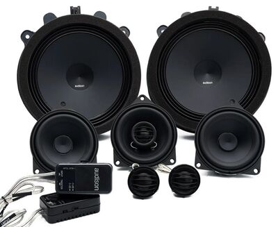 Audison AP TSL 3Y SPK KIT Tesla Model 3 2017-2022 3-utas aktív hangszórókészlet, Plug & Play csatlakozás, prémium Audison hangzás