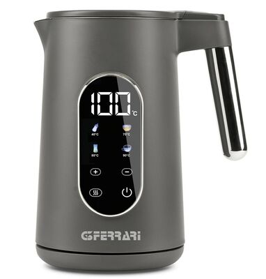 G3 Ferrari G10205 Tisaniere Tech vízforraló grafit színben, állítható hőmérséklet 40-100°C-ig, érintőképernyős kijelző