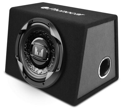 Phonocar 02944 Prémium aktív bass reflex mélyláda 450W, 300 mm, D osztályú erősítővel, autóhifi élményhez