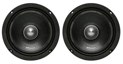 Phonocar 02786 Professzionális 165 mm-es középsugárzó pár, 240W csúcsteljesítmény, mély és tiszta hangzás autóhifi rendszerekhez