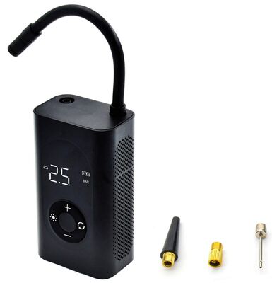 Phonocar 04997 Professzionális mini kompresszor 2000mAh dupla akkumulátorral, powerbank és LED funkció, precíz digitális kijelzővel