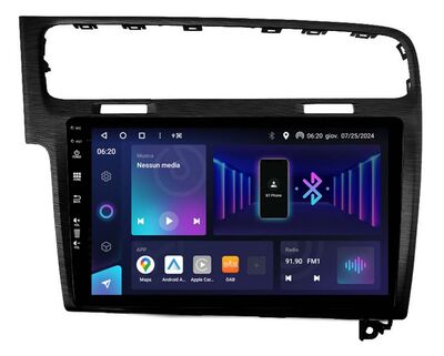 Phonocar SM301 Professzionális 10.1” QLED autós multimédia rendszer Android, vezeték nélküli CarPlay/Android Auto, DAB+, VW