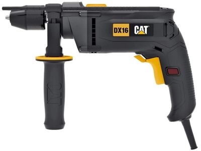 Cat DX16 Power+ ütvefúró 850W 13 mm fém gyorstokmánnyal, állítható pótfogantyúval