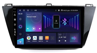 Phonocar SM303 Professzionális 10.1” QLED autós multimédia rendszer Android, vezeték nélküli CarPlay/Android Auto, DAB+, VW