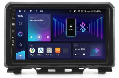 Phonocar SM361 Professzionális 9” QLED autós multimédia rendszer Android, vezeték nélküli CarPlay/Android Auto, DAB+, Suzuki