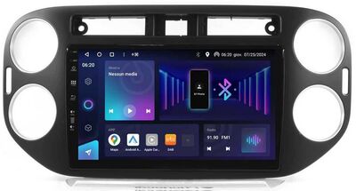 Phonocar SM362 Professzionális 9” QLED autós multimédia rendszer Android, vezeték nélküli CarPlay/Android Auto, DAB+, VW