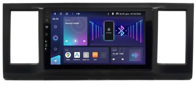 Phonocar SM365 Professzionális 9” QLED autós multimédia rendszer Android, vezeték nélküli CarPlay/Android Auto, DAB+, VW