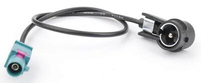 Phonocar 08534 antenna adapter FAKRA–ISO 30 cm-es kábel autós rádióhoz több autógyártó modelljével kompatibilitás