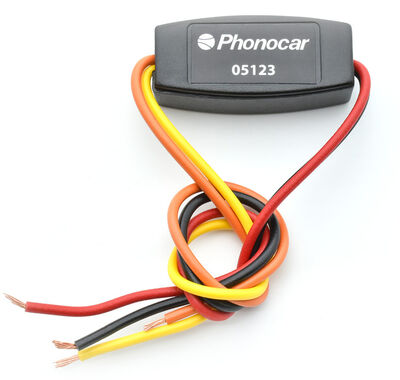 Phonocar 05123 videojel zavarszűrő adapter 12V autós multimédiához és tolatókamerához