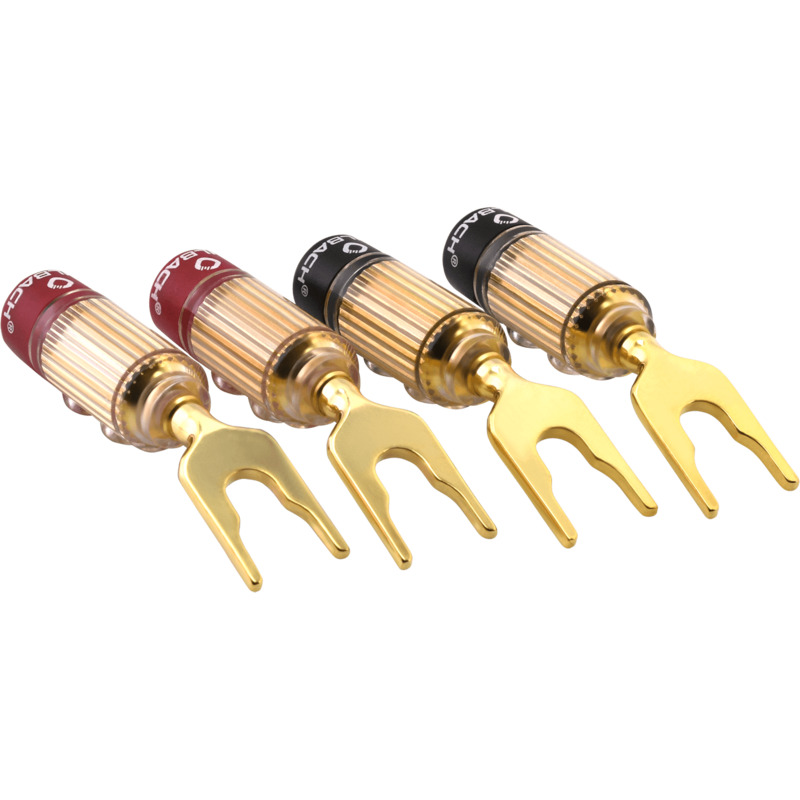 Oehlbach OB 3033 XXL Fusion Lug High End hangfalcsatlakozó 24 karátos aranyozott, 4db-os csomag