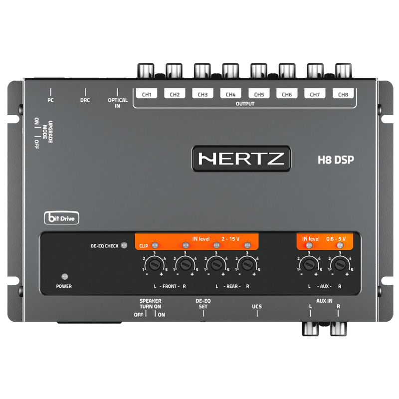 Hertz S8 DSP Ultrakompakt digitális hangprocesszor Hififutár