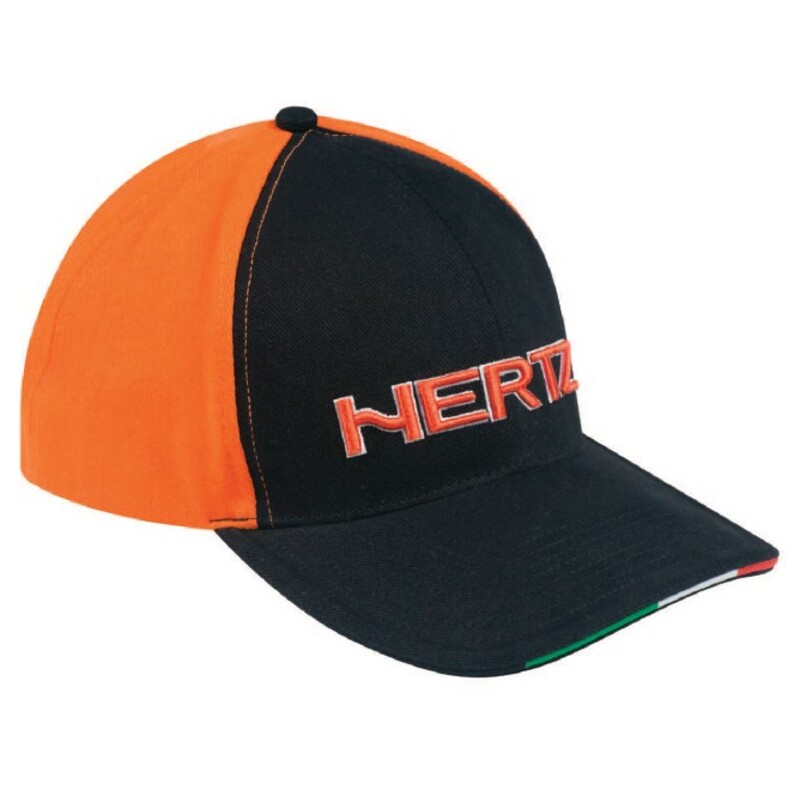 Hertz Hertz ORANGE/BLACK CAP Baseball sapka Hertz felírattal, narancs/fekete színben