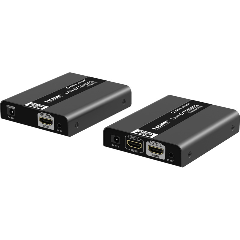 Oehlbach OB 8413 LAN Extender Excellence prémium 4K UHD HDMI - CAT6/7 LAN jeltovábbító és vevő