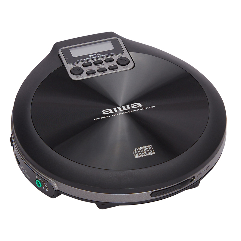Aiwa PCD-810BK Hordozható CD lejátszó fekete színben