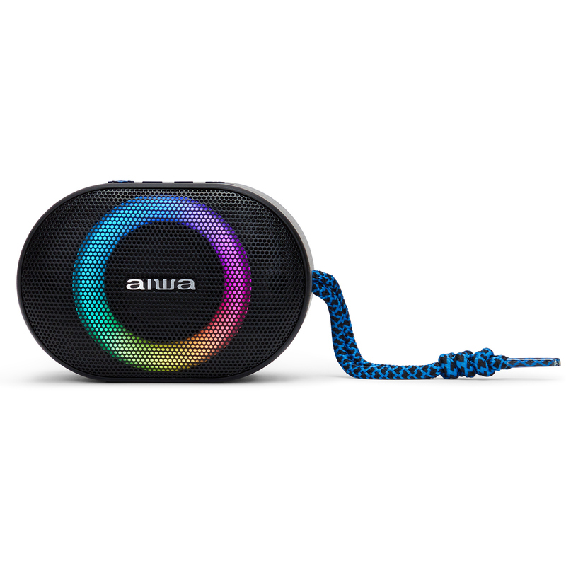 Aiwa BST-330BL Hordozható Bluetooth hangszóró Hyper Bass mélyhangokkal