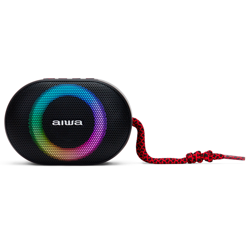 Aiwa BST-330RD Hordozható Bluetooth hangszóró Hyper Bass mélyhangokkal